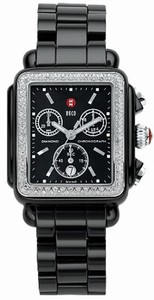 Michele Quartz Diamonds and Stainless Steel Watch #MWW06F000001 (Women Watch)