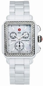 Michele Quartz Diamonds and Stainless Steel Watch #MWW06F000002 (Women Watch)