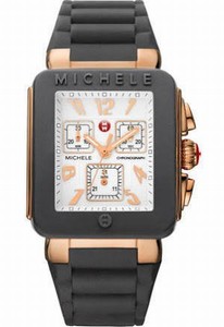 Michele Quartz Dial color White Enamel Watch # MWW06L000003 (Men Watch)