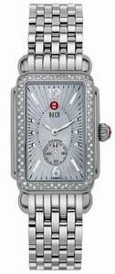 Michele Quartz Diamonds and Stainless Steel Watch #MWW06M000012 (Women Watch)