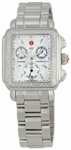 Michele Quartz Diamonds and Stainless Steel Watch #MWW06P000002 (Women Watch)