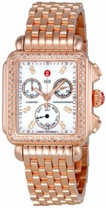 Michele Quartz Diamonds and Gold Tone Watch #MWW06P000109 (Women Watch)