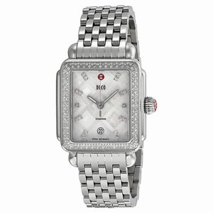 Michele Quartz Dial color Mother of pearl mosaic Watch # MWW06T000069 (Women Watch)
