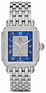 Michele Swiss quartz Dial color Pearl-Diamonds Watch # MWW06T000082 (Women Watch)