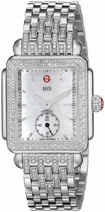Michele Swiss quartz Dial color Mother of pearl Watch # MWW06V000041 (Women Watch)