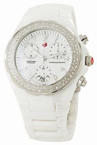 Michele Quartz Diamonds and Stainless Steel Watch #MWW12B000001 (Women Watch)