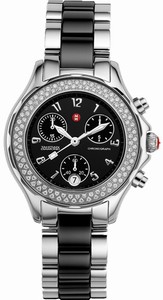 Michele Quartz Diamonds and Stainless Steel Watch #MWW12C000003 (Women Watch)