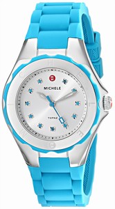 Michele Analog quartz Dial color White Watch # MWW12P000005 (Women Watch)