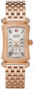 Michele Quartz Diamonds and Gold Tone Watch #MWW16B000037 (Women Watch)