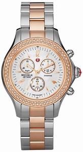 Michele Quartz Diamonds and Gold Tone Watch #MWW17A000017 (Women Watch)