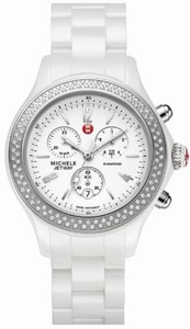 Michele Quartz Diamonds and Stainless Steel Watch #MWW17B000001 (Women Watch)