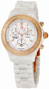 Michele Quartz Diamonds and Gold Tone Watch #MWW17B000008 (Women Watch)