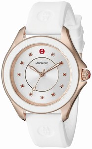 Michele Analog quartz Dial color White Watch # MWW27A000004 (Women Watch)