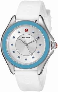 Michele Analog quartz Dial color Silver Watch # MWW27A000010 (Women Watch)