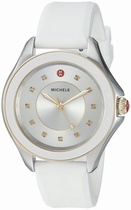Michele Swiss quartz Dial color Silver Watch # MWW27A000024 (Women Watch)