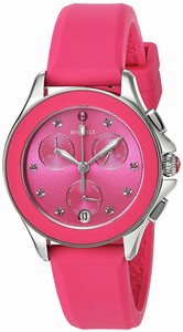 Michele Quartz Dial color Pink Watch # MWW27C000010 (Women Watch)