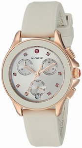 Michele Swiss quartz Dial color Silver Watch # MWW27C000011 (Women Watch)