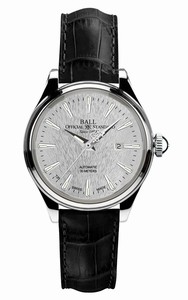 Ball Trainmaster Eternity Automatic Date Black Leather Watch# NL2080D-LJ-SL (Women Watch)
