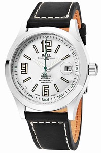 Ball Swiss automatic Dial color White Watch # NM1020C-L4-WH (Men Watch)