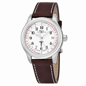 Ball Swiss automatic Dial color White Watch # NM1038D-L2CJ-WH (Men Watch)