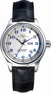 Ball Trainmaster Cleveland Express Automatic COSC Arabic Numerals Day - Date Watch # NM1058D-LSJ-SL (Men Watch)
