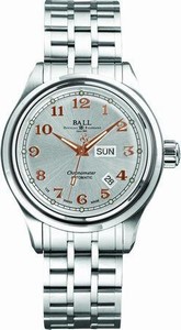 Ball Trainmaster Cleveland Express Automatic COSC Rose Gold Arabic Numerals Day - Date Watch # NM1058D-SCJ-SLRG (Men Watch)