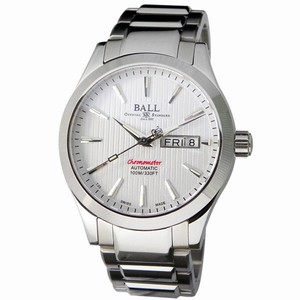 Ball Engineer II Chronometer Red Label (40mm) White Dial Day Date Stainless Steel Watch# NM2026C-SCJ-WH (Men Watch)