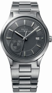 Ball Automatic COSC Date Analog BMW Collection Watch # NM3010D-SCJ-GY (Men Watch)