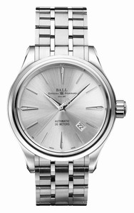 Ball Trainmaster Legend Automatic Silver Dial Date Stainless Steel Watch# NM3080D-SJ-SL (Men Watch)