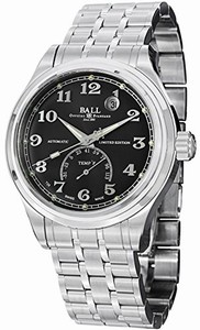 Ball Trainmaster Fahrenheit Automatic Stainless Steel Limited Edition Watch # NT1050D-SJ-BKF (Men Watch)
