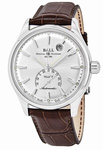 Ball Swiss automatic Dial color Silver Watch # NT3888D-LL1J-SLF (Men Watch)