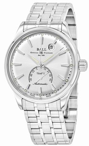 Ball Swiss automatic Dial color Silver Watch # NT3888D-S1J-SLC (Men Watch)