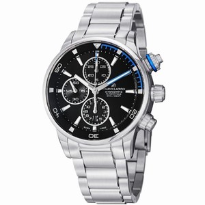 Maurice Lacroix Pontos S Automatic Chronograph Date Black Dial Stainless Steel Watch #PT6008-SS002-331 (Men Watch)