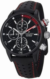 Maurice Lacroix Pontos S Extreme Automatic Date Black Dial Leather Watch #PT6028-ALB01-331 (Men Watch)