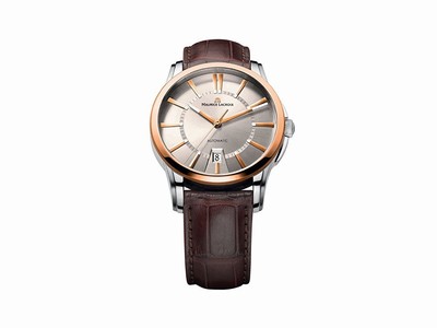 Maurice Lacroix Automatic self wind Stainless steel and rose gold 18k coated Watch # PT6148-PS101-130-2 (Men Watch)