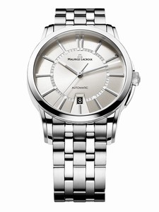 Maurice Lacroix Silver Dial Stainless Steel Band Watch #PT6148-SS002-130 (Women Watch)