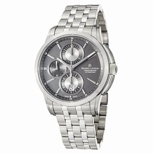 Maurice Lacroix Grey Dial Stainless Steel Band Watch #PT6188-SS002830 (Men Watch)