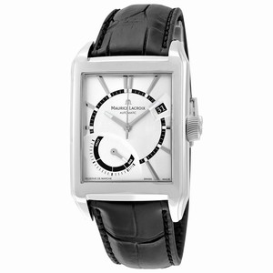 Maurice Lacroix Silver Automatic Watch #PT6207-SS001-130 (Men Watch)