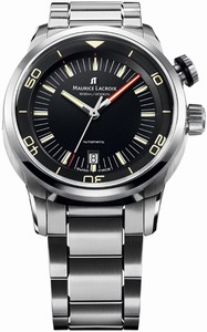 Maurice Lacroix Pontos S Diver Automatic Analog Date Stainless Steel Watch# PT6248-SS002-330 (Men Watch)