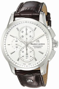 Maurice Lacroix Silver Dial Stainless steel Band Watch # PT6388-SS001-130-1 (Men Watch)
