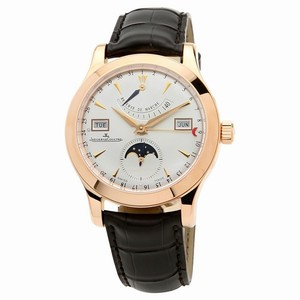 Jaeger LeCoultre Automatic Day - Date - Month - Moon Phase Small Second Hand Watch #Q151242A (Men Watch)