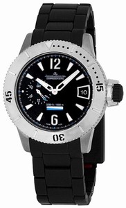Jaeger LeCoultre Mechanical Hand-wind Automatic Black Watch #Q184T770 (Men Watch)