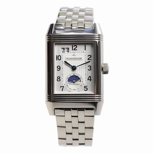 Jaeger LeCoultre Automatic Dial color Silver Guilloche Watch # Q3038120 (Men Watch)