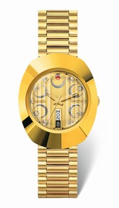 Rado Original Automatic Gold Tone Stainless Steel Date Watch# R12413383 (Men Watch)