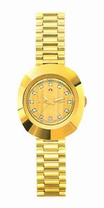 Rado Automatic Gold Tone Steel Gold Tone Dial Gold Tone Steel Band Watch #R12416633 (Women Watch)