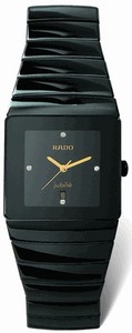 Rado Quartz Black Ceramic Black Dial Black Ceramic Band Watch #R13335722 (Men Watch)