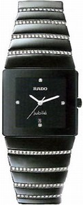 Rado Quartz Black Ceramic Black Dial Black Ceramic Band Watch #R13335739 (Men Watch)
