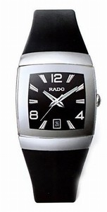 Rado Quartz Platinum Ceramic Black Dial Platinum Ceramic Band Watch #R13599159 (Men Watch)