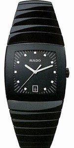 Rado Sintra Quartz Black Dial Black Ceramic Watch# R13723162 (Men Watch)