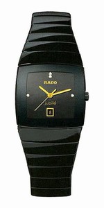 Rado Sintra Quartz Black Diamonds Dial Ceramic Watch# R13725712 (Women Watch)